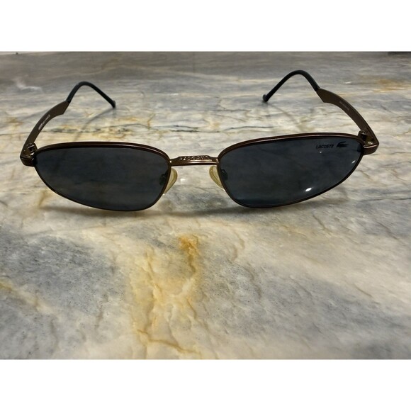 Lacoste ACTIV 1412 E011 F706 Eyeglass Frames Brown Gray Rectangular with Case main image 5